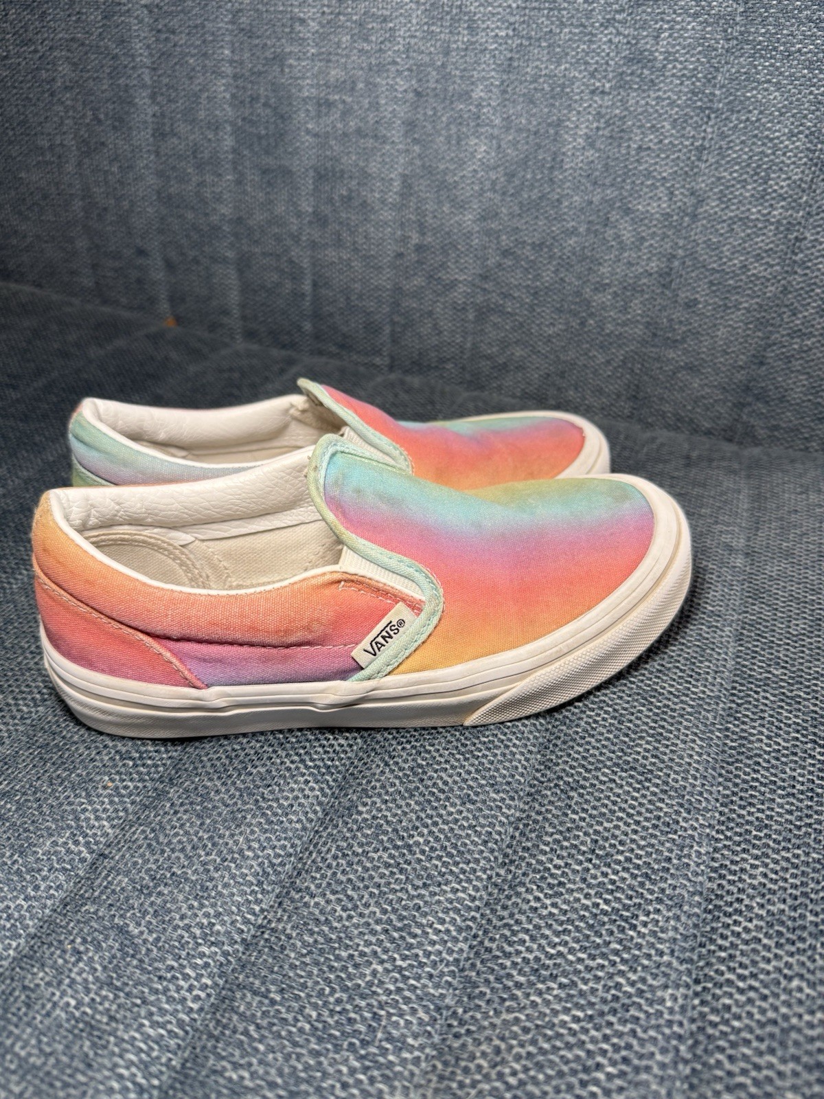 VANS Pink Girls' Size 1 Shoes