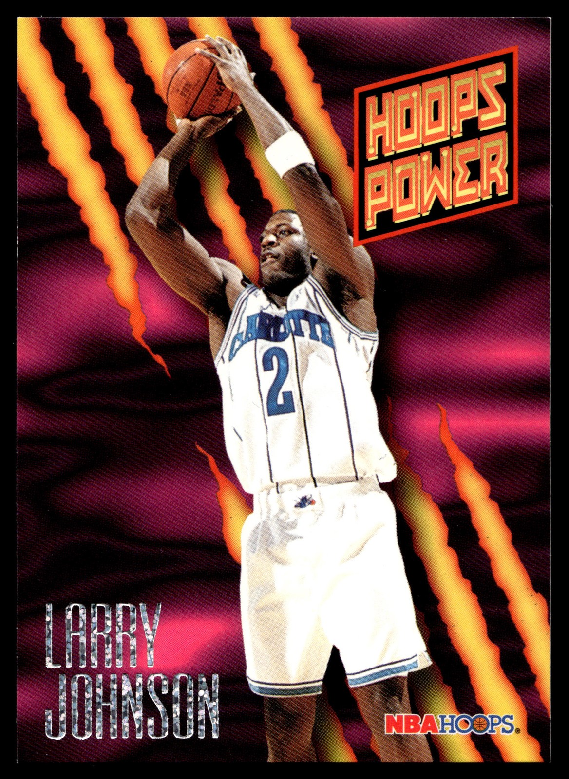 1994-95 Hoops #PR-5 Larry Johnson Hoops Power (Stat Power Ratings)