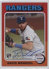 2024 Topps Heritage High Number Real One Auto Davis Wendzel #ROA-DW Auto 19n6