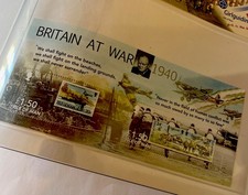 ISLE OF MAN 2010 Mint Stamps Britain At War 1940 Churchill Minisheet MNH