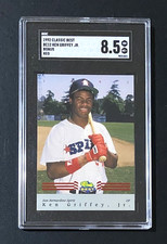 KEN GRIFFEY JR SGC CLASSIC BEST RED BONUS VARIATION - SGC 8.5 SEATTLE MARINERS