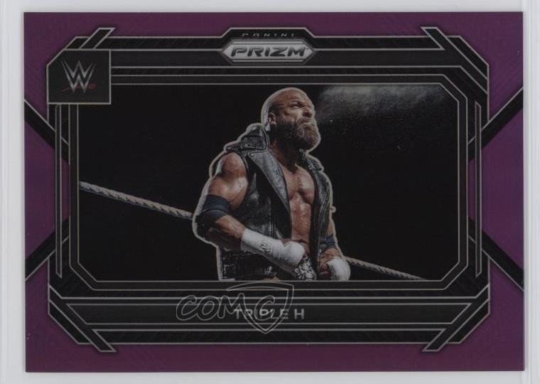 2023 Panini Prizm WWE Purple Prizm 55/149 Triple H #71 16n7