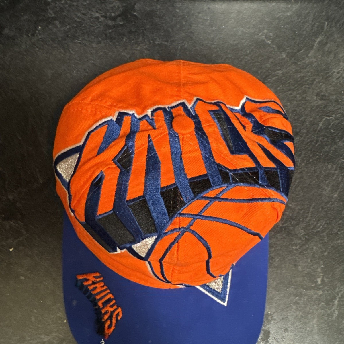 Vintage New York Knicks Big Logo SnapBack Hat The Game - Cap NBA