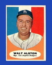 1961 Topps Set-Break #136 Walter Alston Mgr EX-EXMINT *GMCARDS*