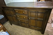 Vintage Ercol Sideboard Old Colonial Dresser Model 282 Traditional Finish Elm