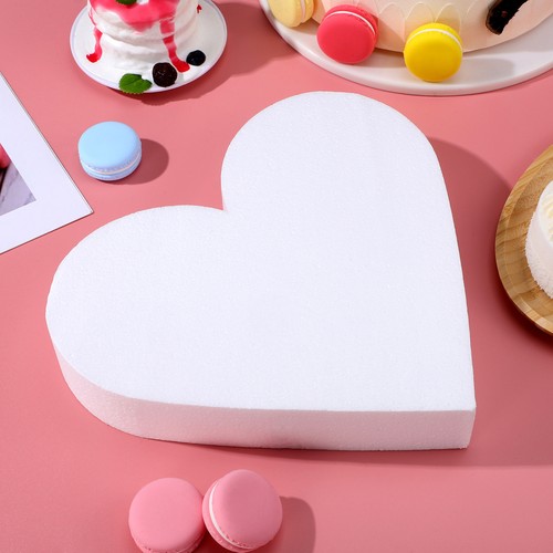 Heart Shaped Cake Model Baby Faux for Display Polystyrene Dummies - Picture 9 of 11