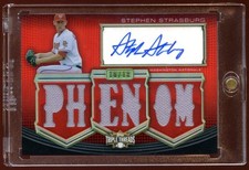 STEPHEN STRASBURG TRIPLE THREADS RC AUTO /18 6X GAME JERSEY ONLY 18 MADE   MINT