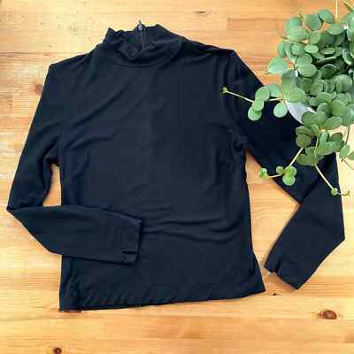 Ann Taylor Black Long sleeve Turtleneck Top Size Medium