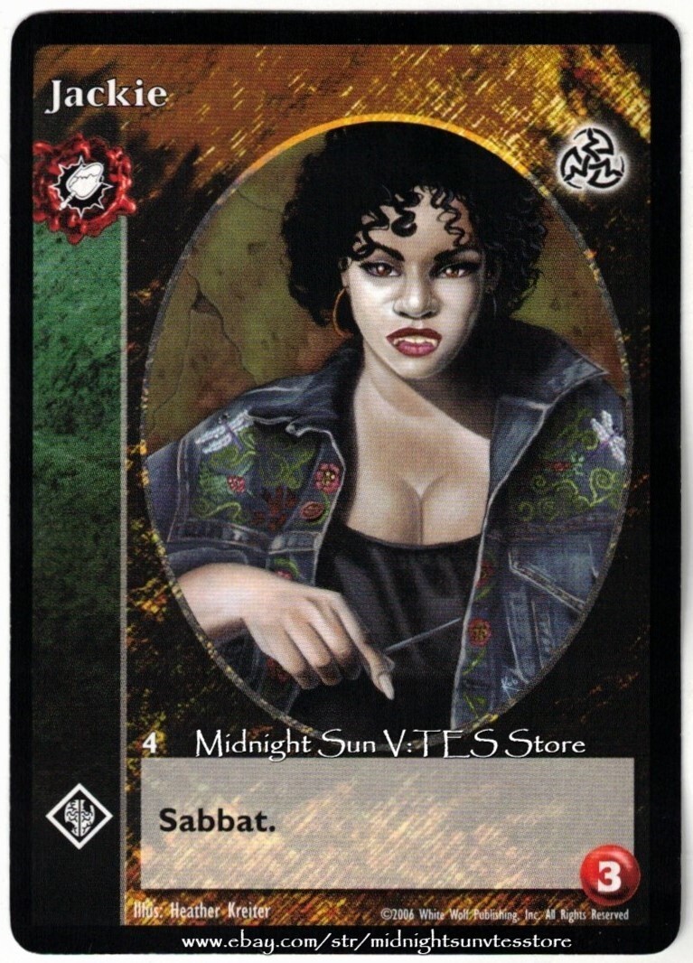 Jackie Malkavian Antitribu Third Edition V:TES VTES Vampire CCG | eBay