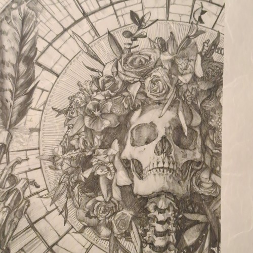 AJ Masthay Libra Graphite Edition Giclee Unryu Paper Signed Titled Deckled 30/35 - Picture 16 of 24
