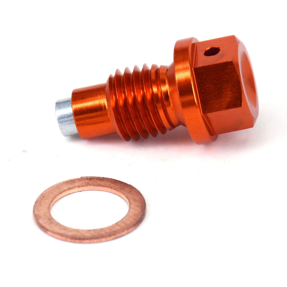 CNC New Magnetic Oil Drain Plug Bolt For  SX SXF EXC EXCF XC XCW XCF 125-530 Foto 4 de 4