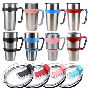 Handle Lid For 20 30 Oz Yeti Ozark Trail Rambler Tumbler Travel Cup Holder Ebay