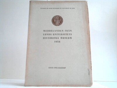 Arbman, Holger: Meddeladen fran Lunds Universitets Historiska Museum 1958