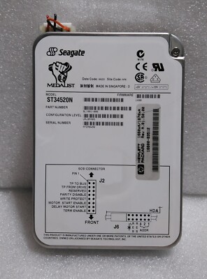 [Used] Seagate, HP / ST34520N / HARDDISK, HP 1660-83512