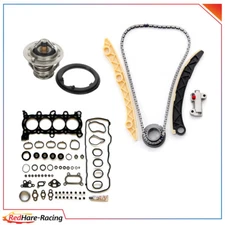 Fits 06-11 Honda Civic 1.8L Timing Chain Kit Head Gasket Set & Thermostat