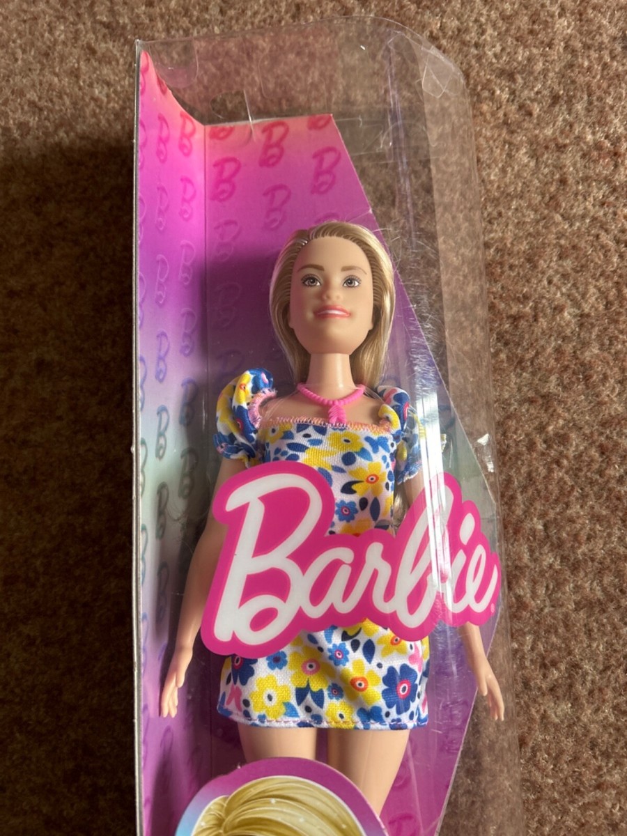 Barbie Fashionistas Doll 208 with Down Syndrome Floral Dress NDSS Mattel |  eBay UK