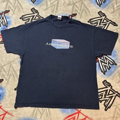 USPS Priority Mail Flat Rate ''A Simpler Way to Ship'' Men's XXL T-Shirt