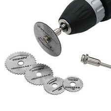 Circular Saw Disc Set Dremel Accessory Mini Drill Rotary Tool Wood Cutting Blade