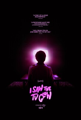 I Saw The TV Glow, 2024,Original,DS,Rolled, One Sheet, 27'' × 40,  A24, Near Mint