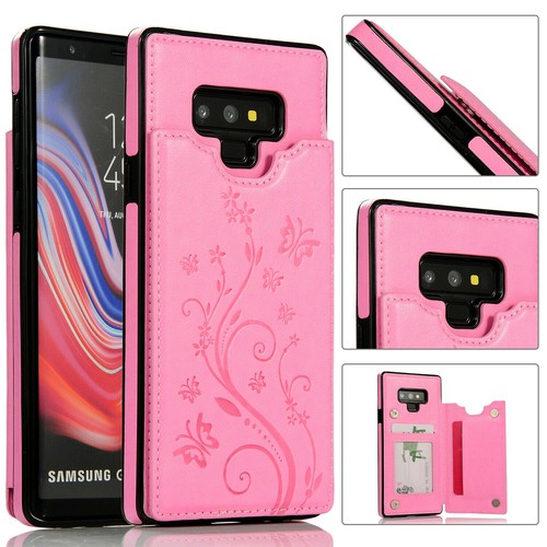 Leather Flip Wallet Phone Case For Samsung Galaxy S10 S9S8 Plus Note 10 98 Cover - Picture 3 of 30