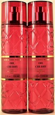 QTY 2 - Bath  Body Works OH, CHERRY Fine Fragrance Body Mist Spray Oh 8oz
