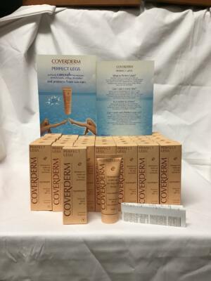 36 NIB COVERDERM PERFECT LEGS # 4 WATERPROOF MAKE-UP SPF 16 SUNBLOCK 1.76oz 50ml