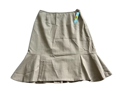 Antonio Melani Trumpet Skirt Womens 6 Golden Brown Mandi Dashing Diva NWT