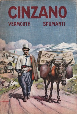 ADVERTISEMENT 1918 GREY VERMOUTH SPARKLING COLONIES CRATES MULE SUPPLIES WW1 