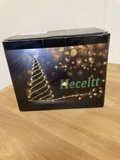 Heceltt Christmas Snowflake Lights 10m 100 LED Fairy String Lights, 8 Modes Plug