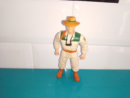 Figurine Articulée Jurassic Park Eddie Carr - Hasbro 1997 (11x5 Cm), Occasion