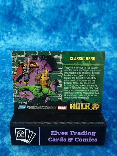 The Incredible Hulk SINGLE Non-Sport Trading card by Topps 2003 MARVEL - Picture 104 of 148