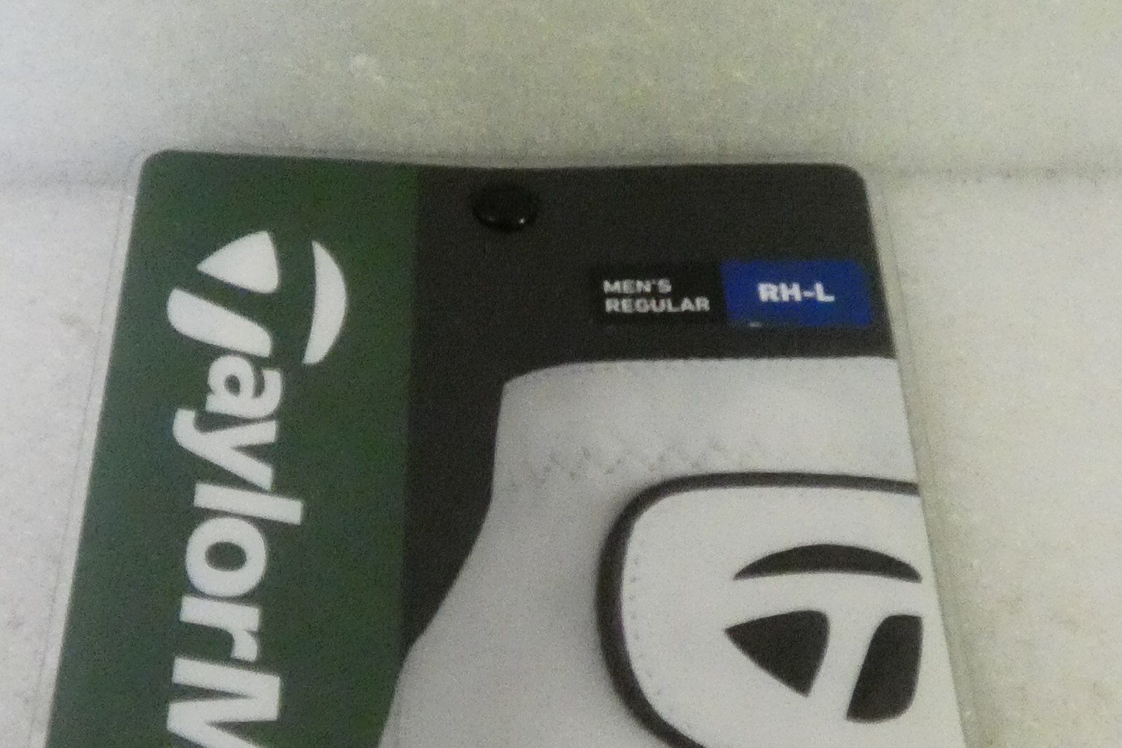 TaylorMade 2025 Tour Preferred Flex Golf Glove, Men's, L Regular, White/Black