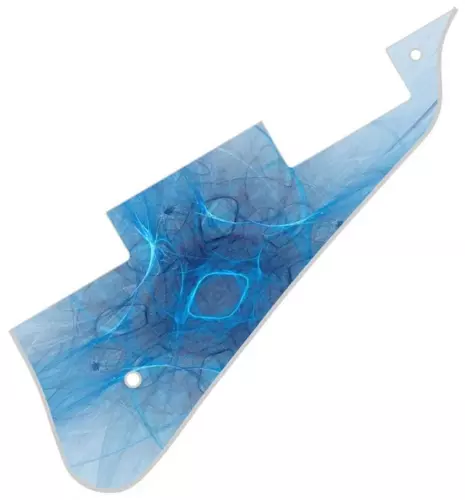 Pickguard  Graphical  Compatible with Gibson LP Guitar Blue Webbing
