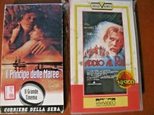 NICK NOLTE  combo 2 VHS: ADDIO AL RE (nuova) IL PRINCIPE DELLE MAREE (usata)
