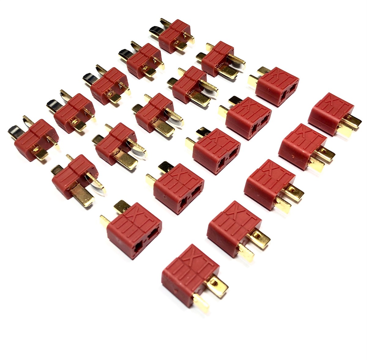 Conector T-Dean XT De Alta Corriente - T-Plug Dorado Para Baterías Lipo, Hasta 70A