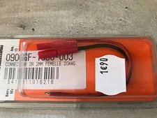 GForce RC G-Force GF-1060-003 2.0mm Connector Gold Female Silicone Cable