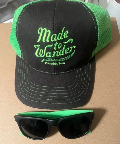 Ghost River Brewing Company Hut und Sonnenbrille zum Wandern in Memphis, TN