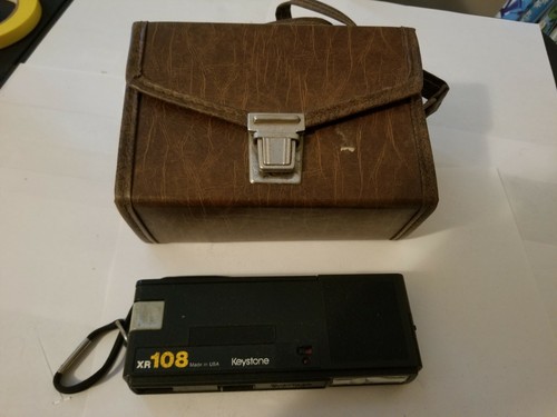 VINTAGE KEYSTONE XR108 POCKET CAMERA EVERFLASH w/ Paperwork and Case UNTESTED - Picture 3 of 5