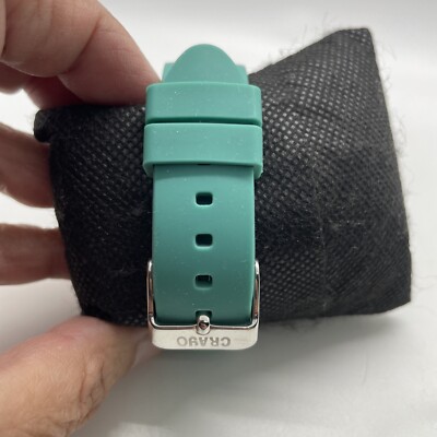 Crayo Teal Silicone Quartz Watch Multicolor Numbers Fun  display picture 2
