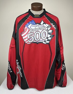Klim Colorado 500 Motorcycle Technical Riding Gear Padded Jersey Red Mens Sz 2XL