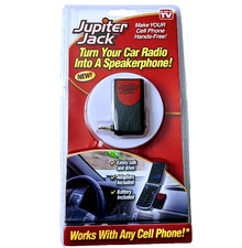 Jupiter Jack Cellular Cellphone Hands Free Car Speakerphone Converter 6 Adapters