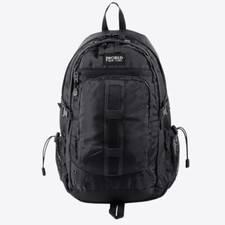 J world Gravit Latop School Travel Backpack - Black