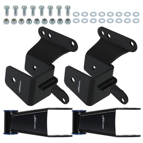 Lowering Drop Kit rear 4'' Hanger Shackle for Chevy GMC C10 2WD Pickup 1973-1987