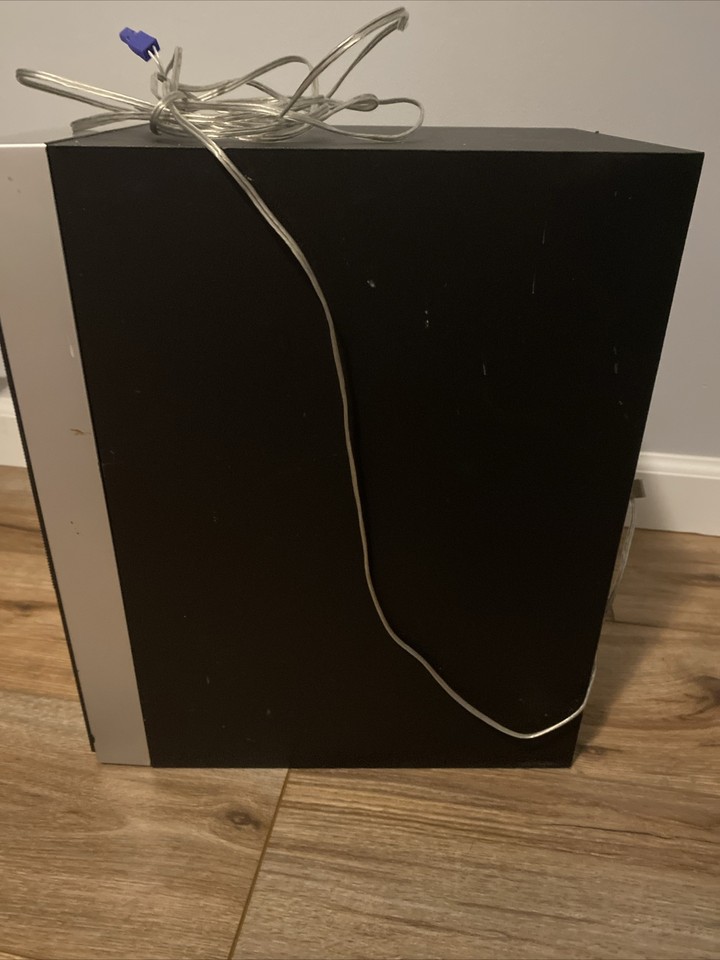 Sony SSWS74 Passive Subwoofer Home Theater Speaker Wood Black Tested