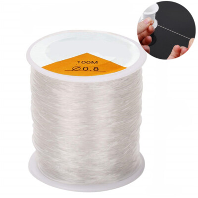 Clear Crystal Elastic Thread Ideal For Making Bracelets /& Necklaces