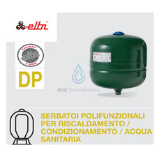 VASO ESPANSIONE  POLIFUNZIONALE SANITARIO E RISCALDAMENTO 5 ANNI GARANZIA ELBI