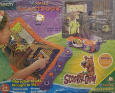 2007 Vtech V Smile Smart Book Scooby Doo Game Smartridge Set  US Seller