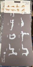 Apana Luxe Yoga Knee Mat 10"X24" 10mm Thick Double Sided Brand New