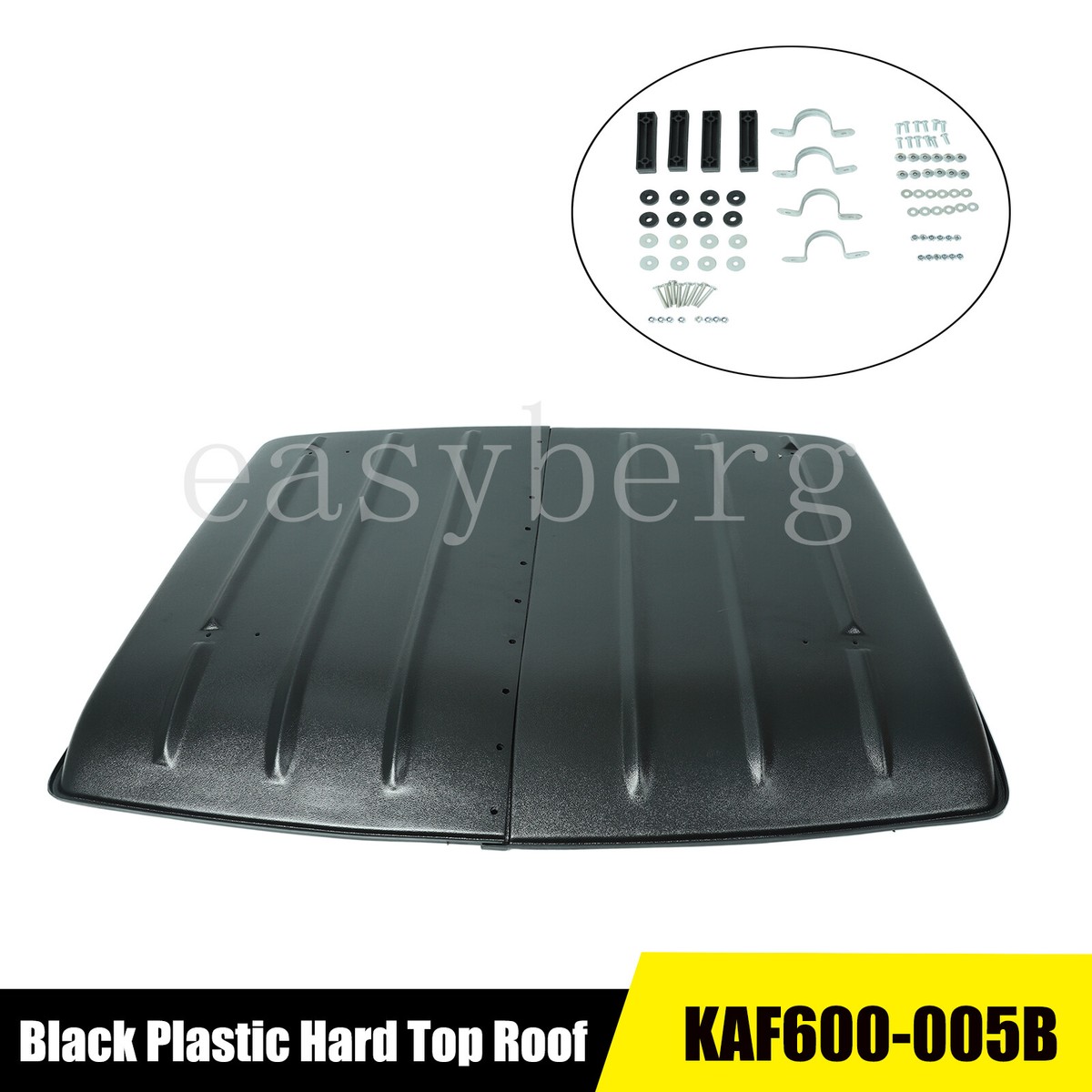 専用ページ(#610) Black Plastic Hard Top Roof Fits 2005-2022 Kawasaki Mule 600 / 610