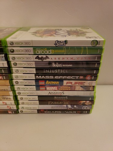 Lotto 26 giochi XBOX 360 Bundle, Fable, Lego, Gears Of War, Sims, Batman, testati - Foto 3 di 11
